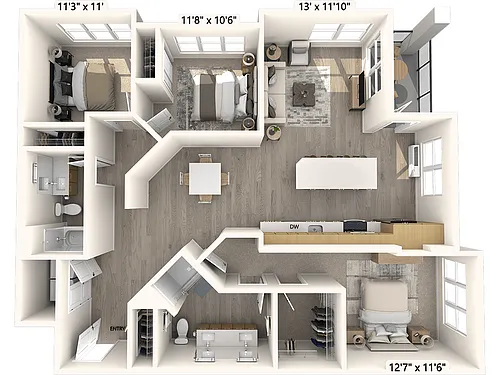 Floor plan C1