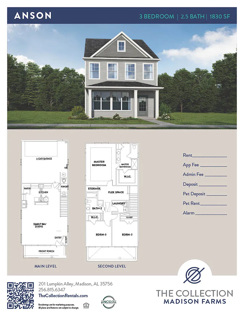 Floor plan Anson