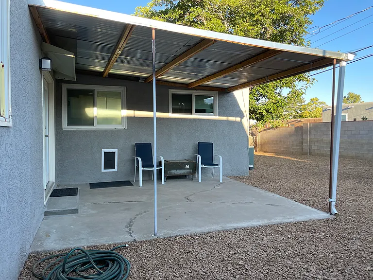 Backyard Patio - Shaded in Afternoon