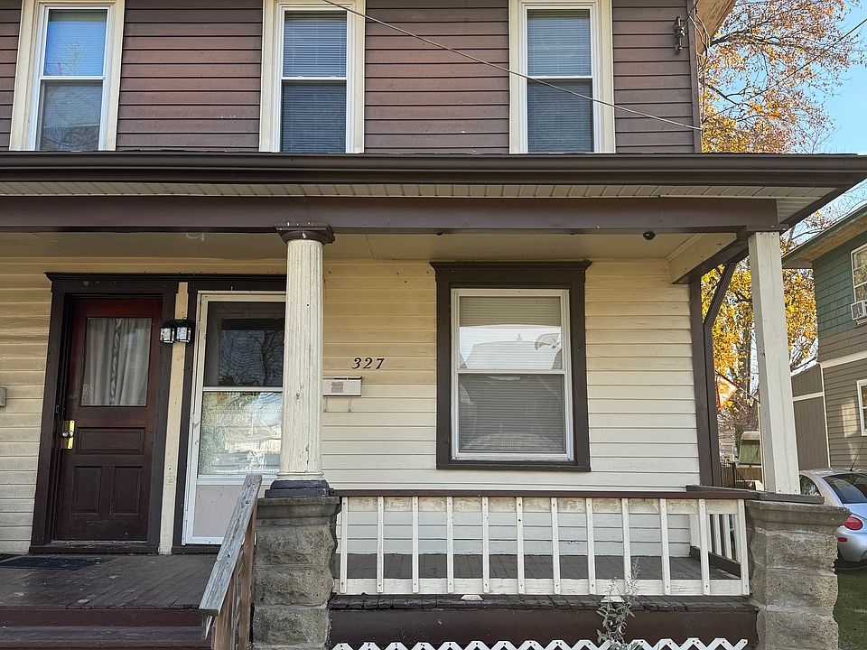 Front entrance and porch