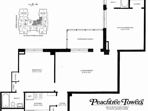 300 W Peachtree St, Atlanta, GA 30308