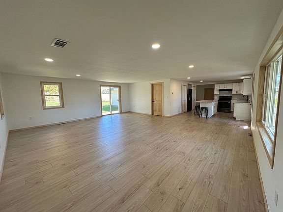 Large open living dinning 