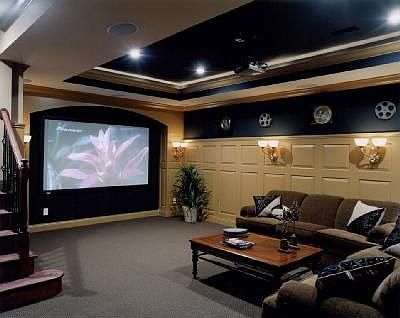 Amazing Home Theater, 10 Foot Ceilings on Lower Level