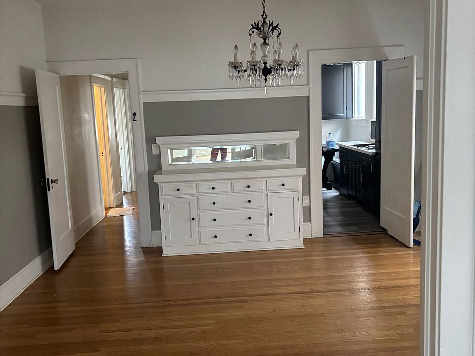 Dining room with built-in buffet