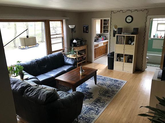 Living room looking over park