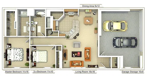 Floor plan Gettysburg