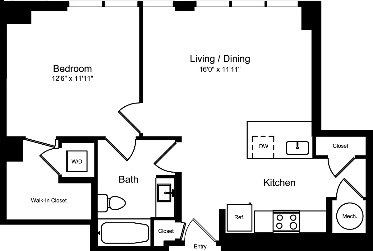 Floor plan 1C2