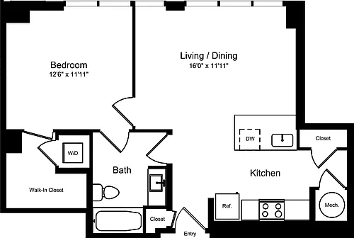 Floor plan 1C2