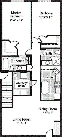Floor plan 2 bedroom