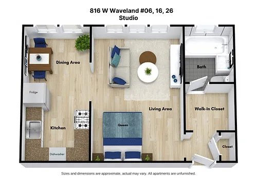 Floor plan Studio