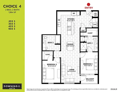 Floor plan 503