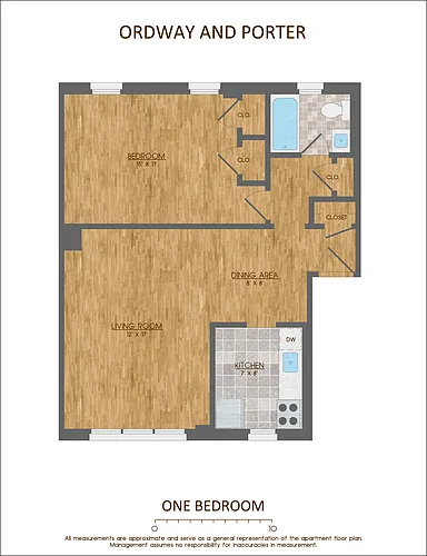 Floor plan One Bedroom