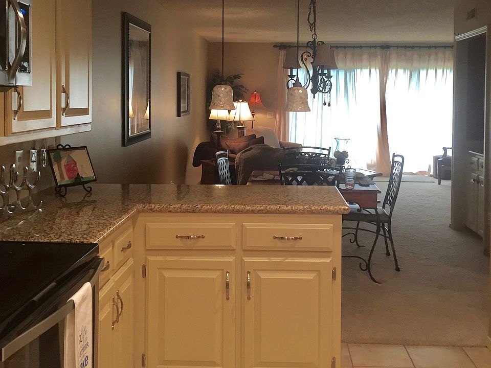 Kitchen, dining, living room