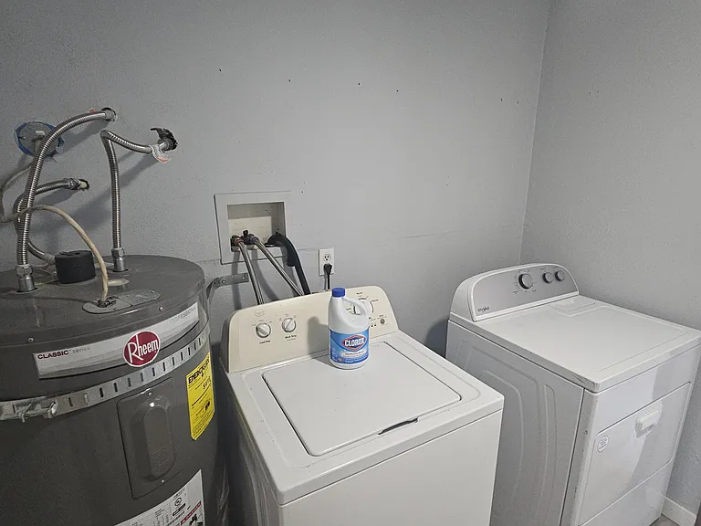 Washer and dryer