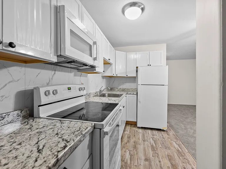 Lots of storage and countertop work space