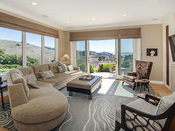 Great room views of SF Bay