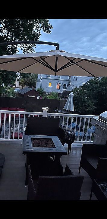 Deck and patio