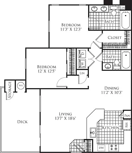 Floor plan Santa Ynez