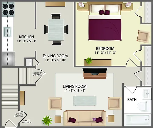 Floor plan Cambridge Classic