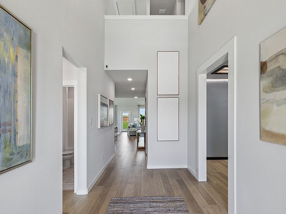 Entryway in the Winters home plan by Trophy Signature Homes - REPRESENTATIVE PHOTO