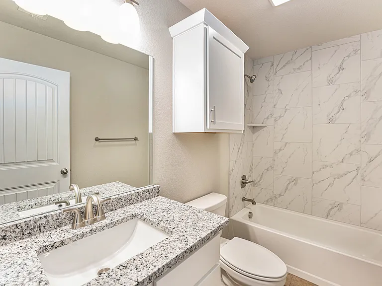 Bathroom #1 - situated between bedrooms 1 and 2