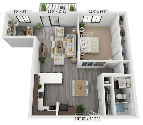 Floor plan 1D