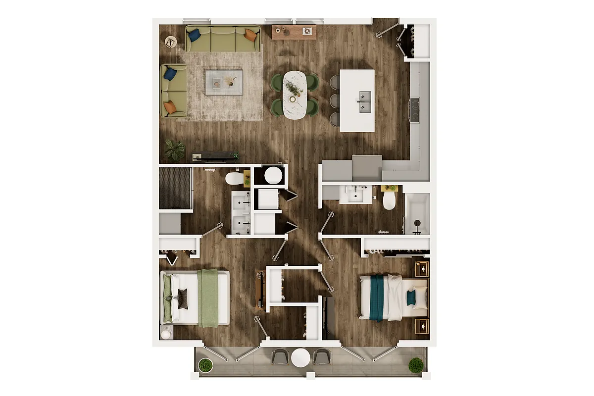 Floor plan Type 2C
