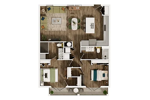 Floor plan Type 2C