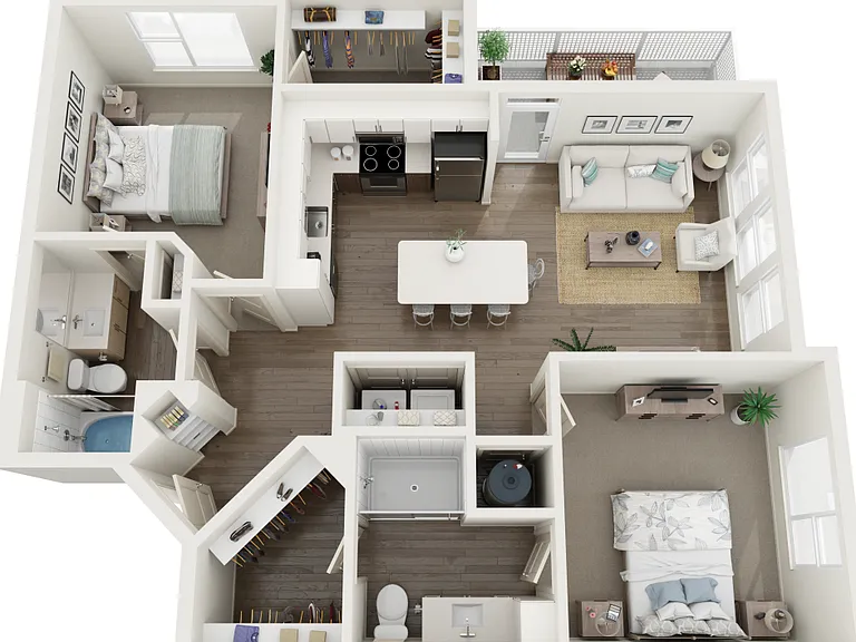 B1 floor plan Futura at Nona Cove