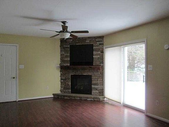 Family room with gas fireplace