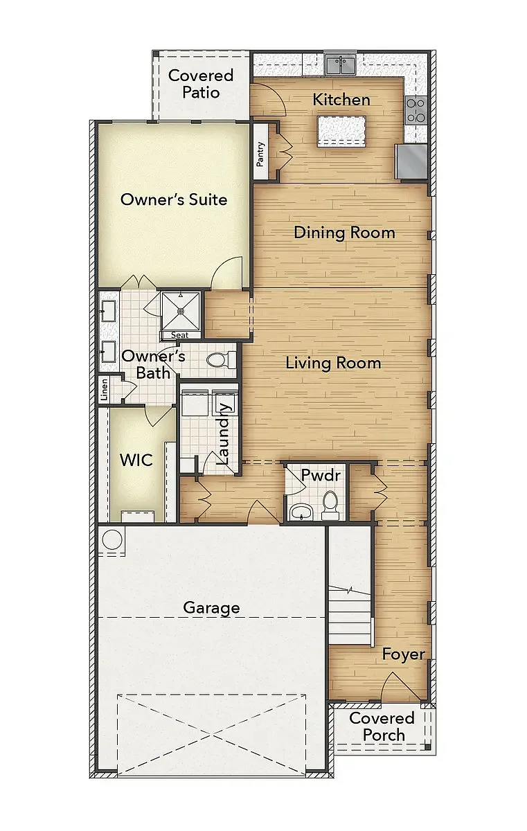 Floor plan 4 bedroom 2.5 bathroom