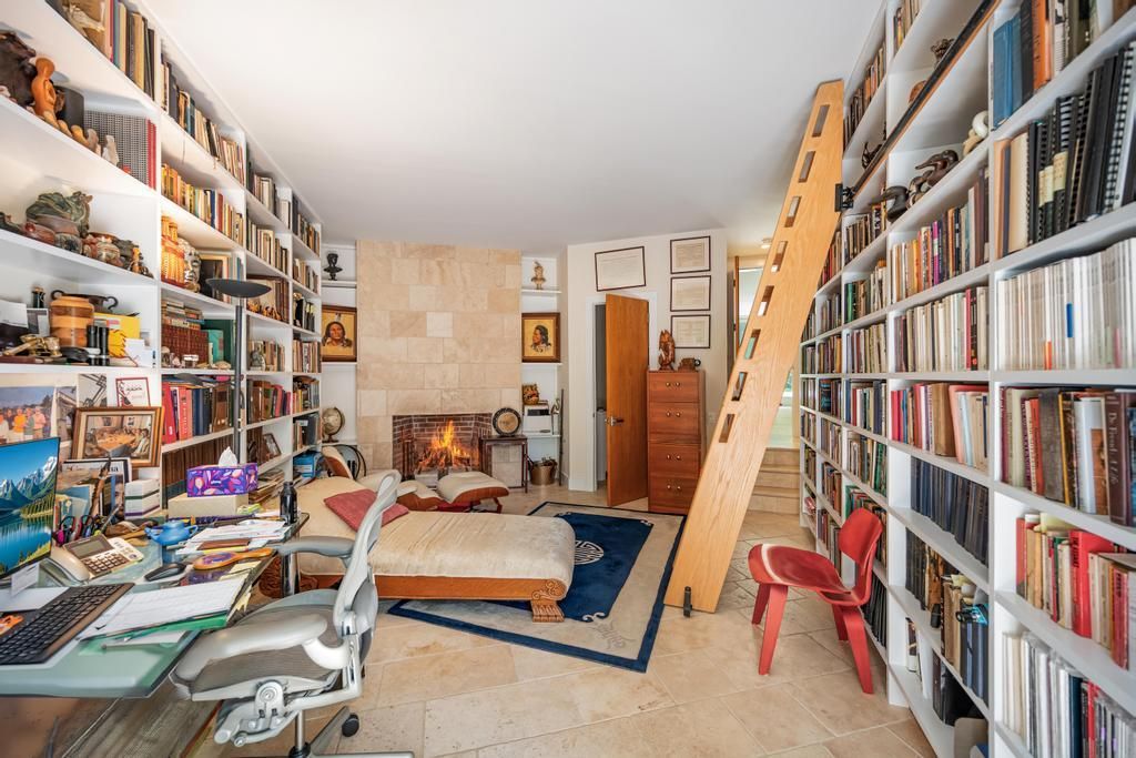  Office with Fireplace & 1/5 Bath