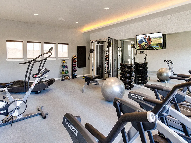 Fully-equipped fitness center
