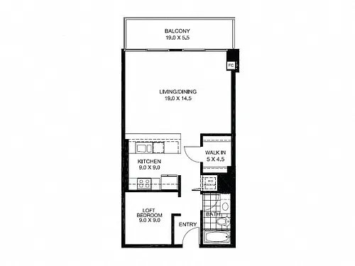 Floor plan Convertible
