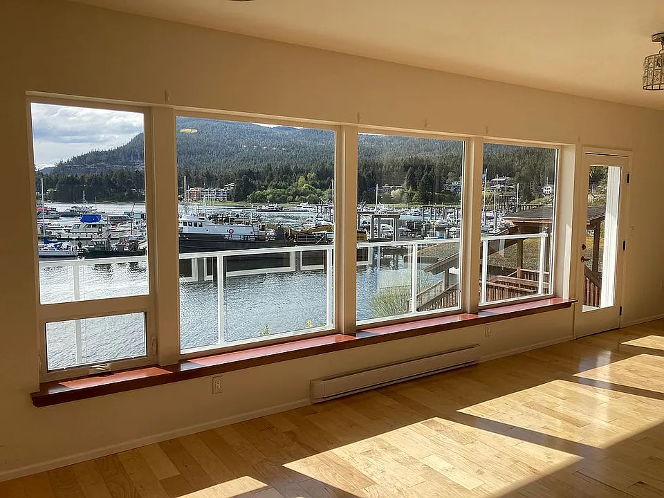 Inside harbor view