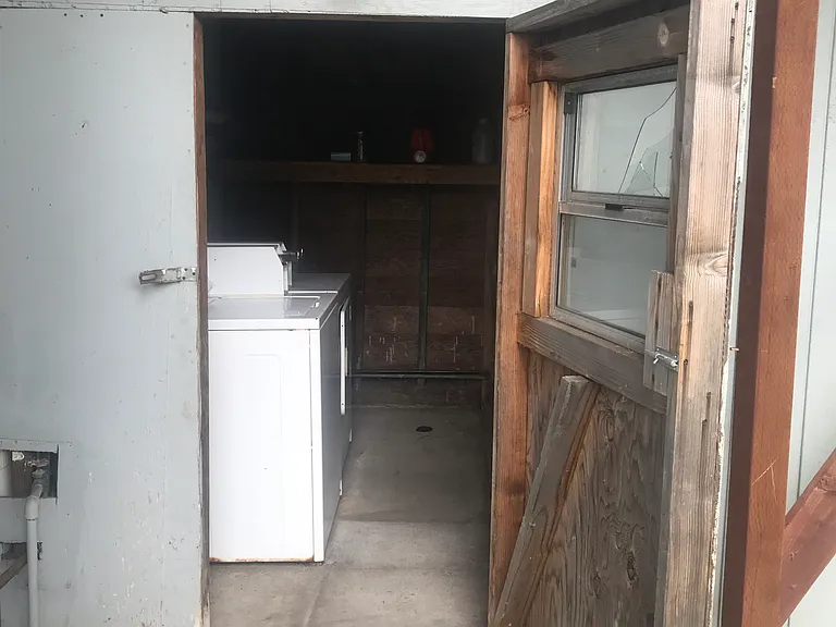 Laundry room entrance (coin-operated washer / dryer - $2 each)