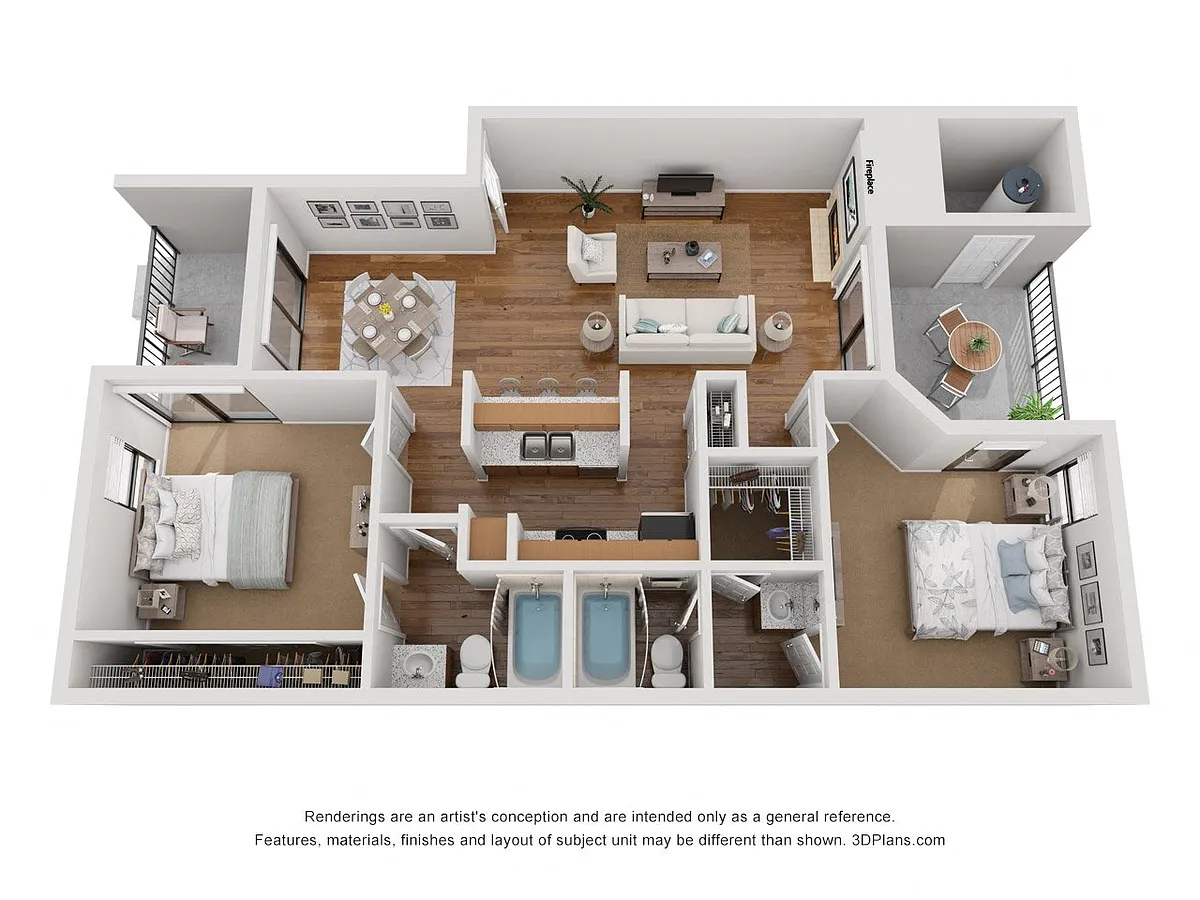 Floor plan B3