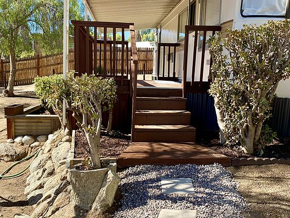 Entry to Spartan Vintage Trailer.