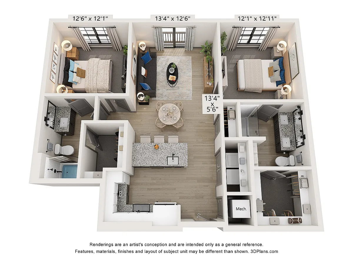 Floor plan B1