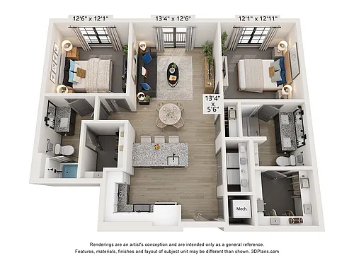 Floor plan B1