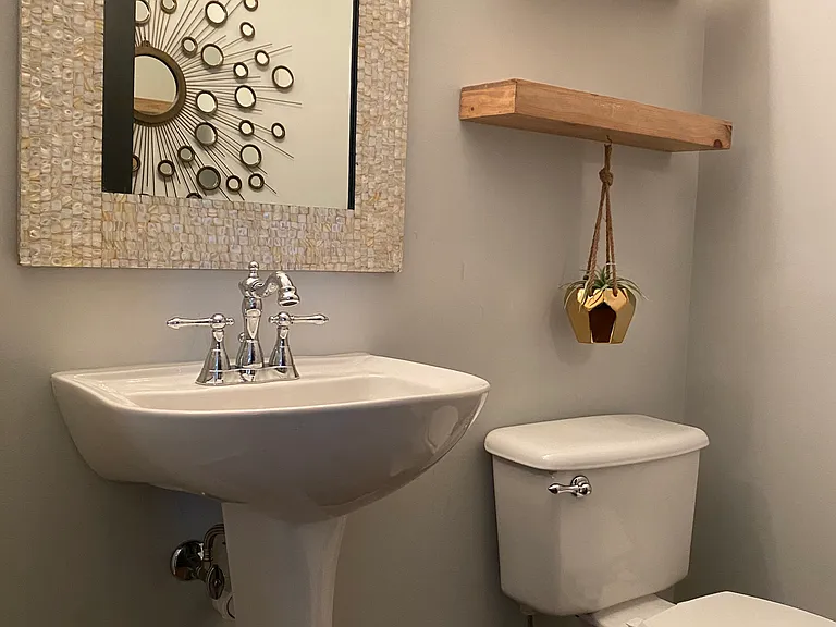 half bath on main floor