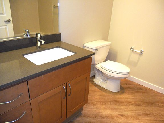 Newly renovated hallway bathroom