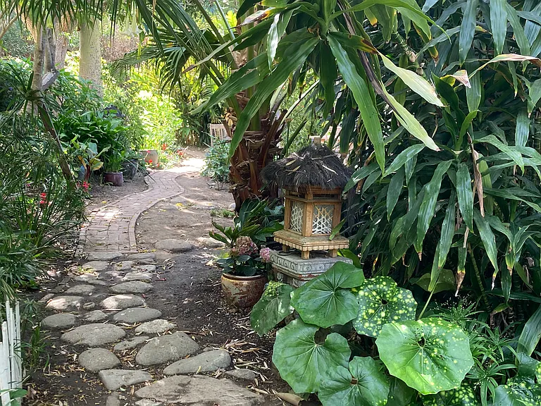 Shared garden. Huge with many places to sit.