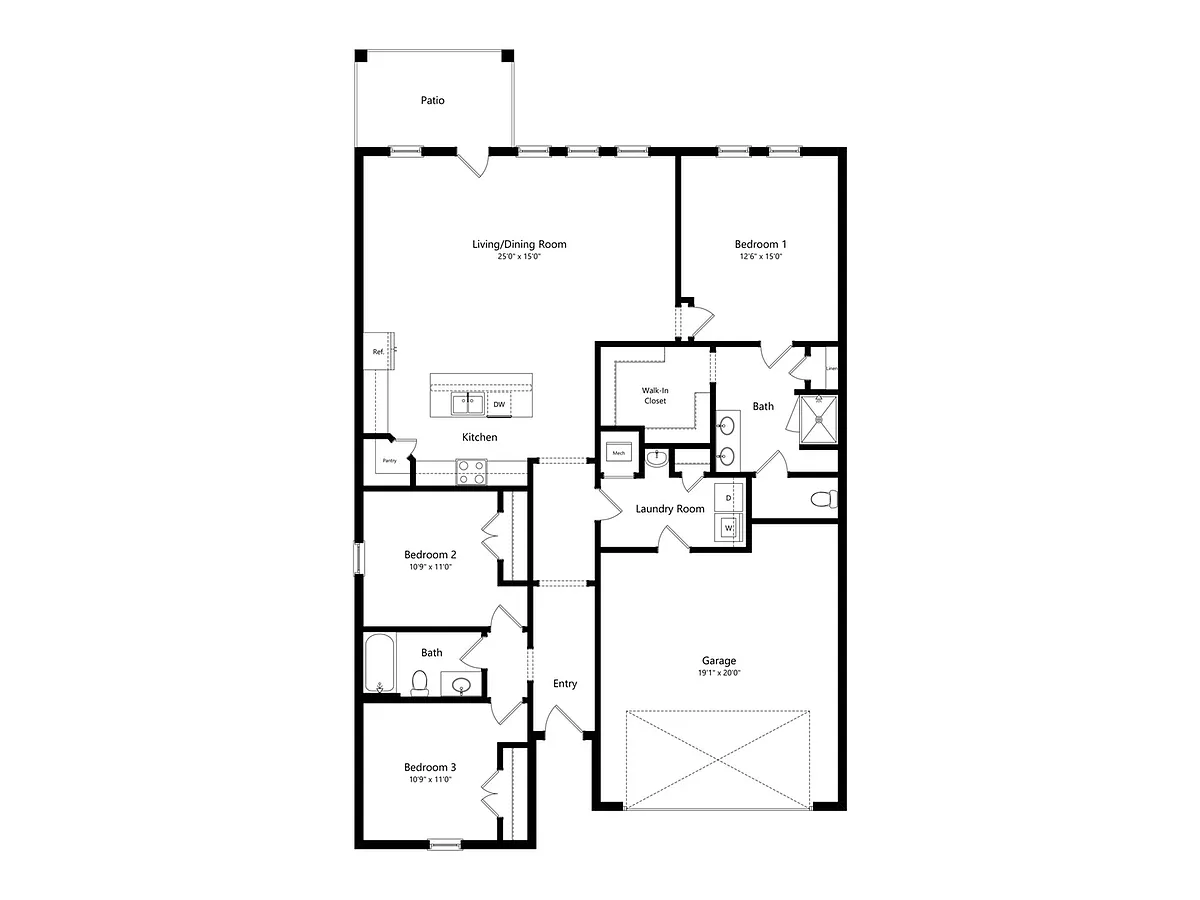 Floor plan Firewheel