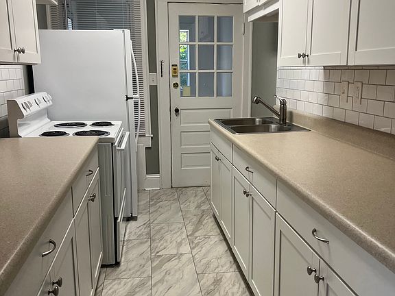 kitchen & door to back porch