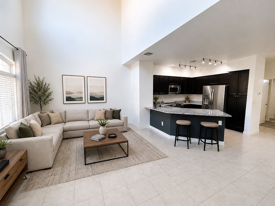 Great Room / Kitchen Area - Virtually Furnished - Located on the Second Floor