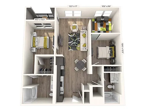 Floor plan 512