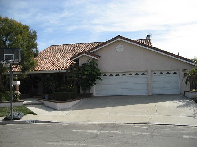 View from the cul-de-sac