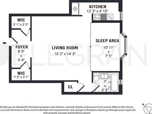 2nd image of 235 E 46th St APT 5F