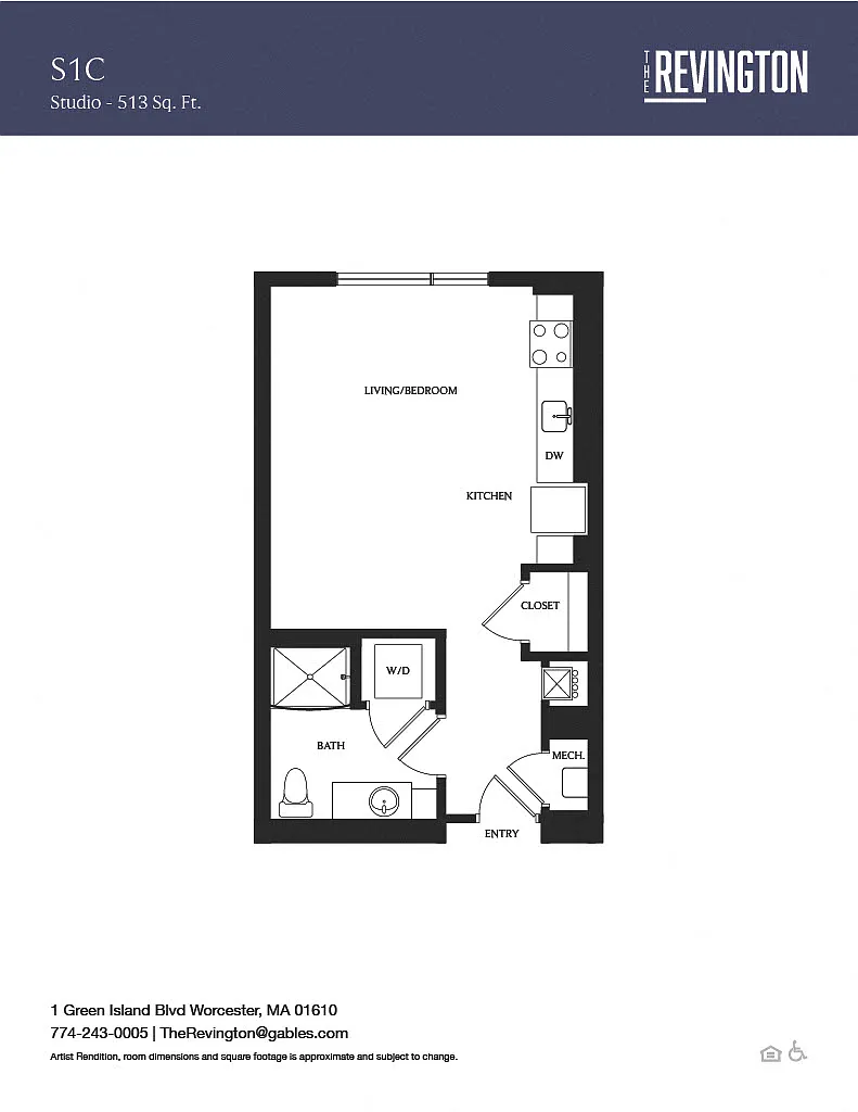 Floor plan S1C